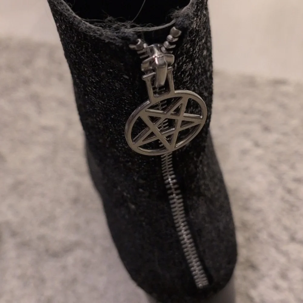 Killstar Bowie Glitter Platform Boots